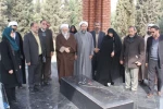 رونمایی از یادمان شهدای گمنام مدفون در دانشکده شریعتی با حضور رییس نهاد نمایندگی مقام معظم رهبری در دانشگاه ها