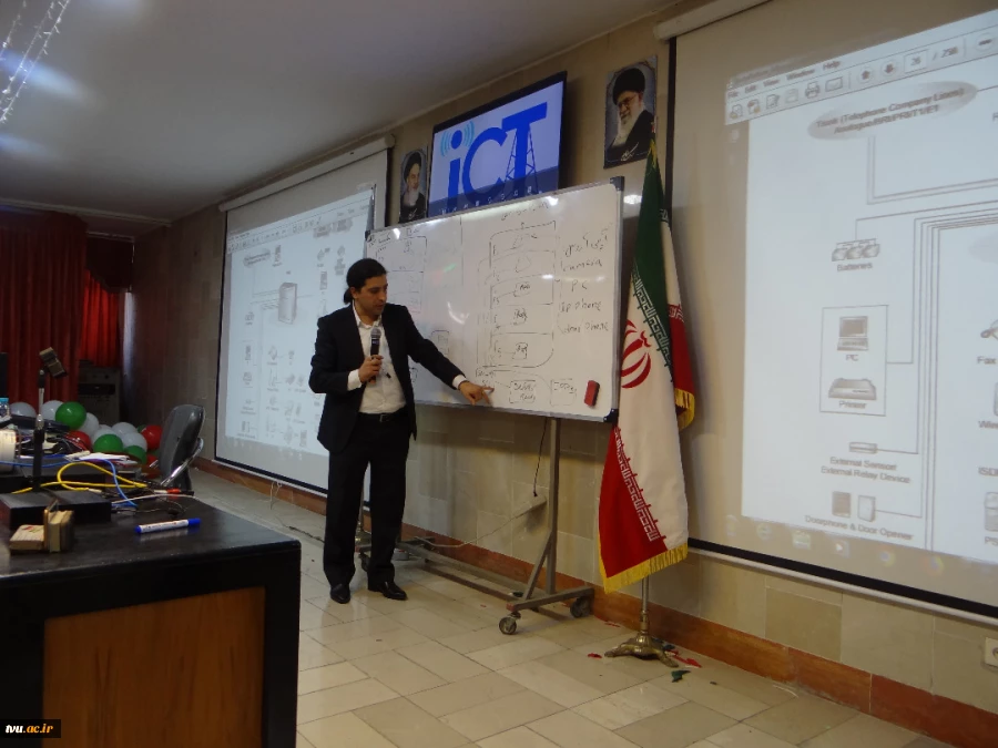 به همت انجمن علمی ICT  دانشکده شهید شمسی پور برگزار شد
کارگاه معرفی سیستم های مخابراتی آنالوگ و معرفی سیستم های مخابراتی مبتنی بر شبکه 2