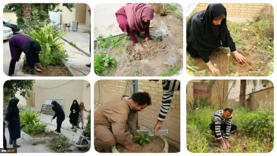 در راستای شعار هر دانشجو یک درخت در مراکز دانشگاه فنی و حرفه ای استان بوشهر رخ داد
"آیین کاشت نهال به مناسبت روز درختکاری " 3