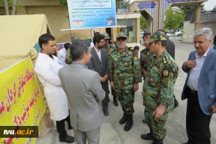 برپایی پایگاه سنجش سلامت عمومی با همکاری قرارگاه غرب ارتش جمهوری اسلامی ایران در آموزشکده فنی و حرفه ای شماره 2 کرمانشاه 2