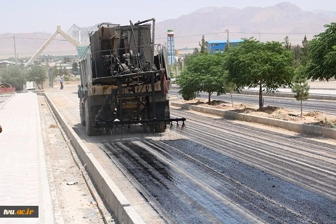 فاز اول آسفالت ساختمان جدید آموزشکده فنی پسران شهرضا به اتمام رسید 8