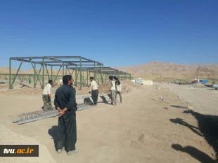 اردوی جهادی دانشجویان دانشکده فنی و حرفه ای پسران سمنان در روستای چم مهر شهرستان پلدختر آغاز شد 5