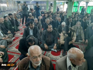 حضور ریاست به همراه، اساتید، همکاران در مراسم گرامیداشت یوم‌الله 9 دی 6