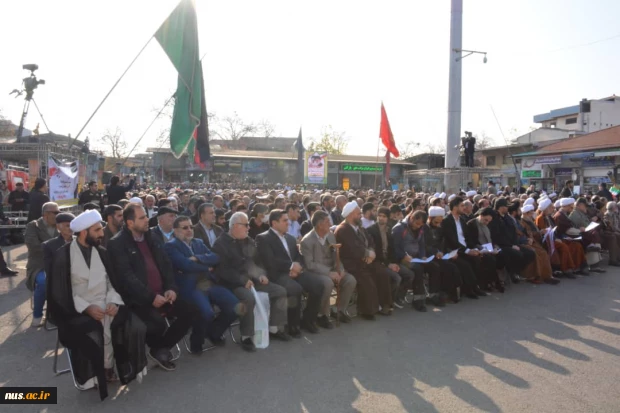 حضور کارکنان آموزشکده کشاورزی ساری در مراسم گرامیداشت نهم دی 2