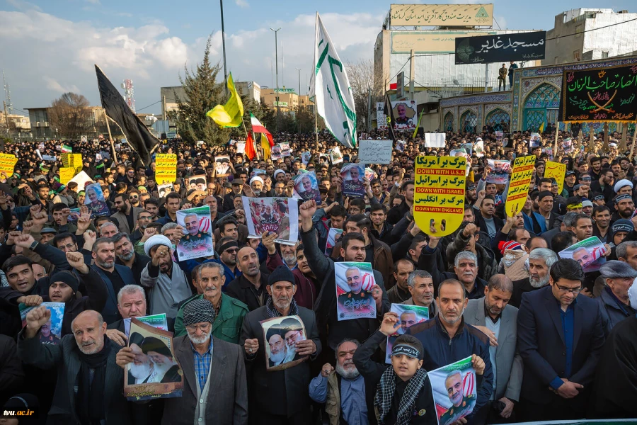 برگزاری مراسم سوم شهادت سردار رشید اسلام حاج قاسم سلیمانی در آموزشکده فنی شماره 2 کرمانشاه 4