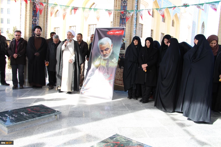 برگزاری تجمع میثاق با شهیدان در دانشگاه‌ های شهرستان شاهرود با حضور دانشگاهیان دانشکده فنی و حرفه ای دختران شاهرود 6