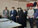 بازدید جناب آقای مهندس سیدعلی آقازاده استاندار مرکزی از کارگاه تولید ماسک دانشگاه فنی و حرفه ای استان مرکزی واحد دختران اراک (اطهر) 2