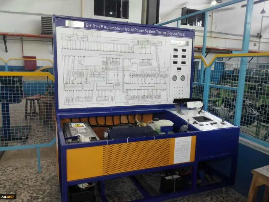 تجهیز کارگاه مکانیک خودرو دانشکده مهاجر به موتور هیبرید 6