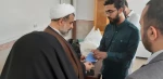 بازدید امام جمعه شهرستان گنبد کاووس از کارگاه جهادی دوخت ماسک دانشکده فنی و حرفه ای دختران کوثر 4