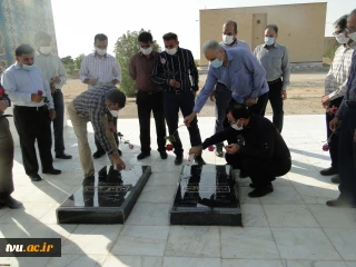 در اولین روز از هفته دفاع مقدس صورت گرفت
تجدید پیمان با شهدا در دانشکده فنی و حرفه ای امام خامنه ای بوشهر