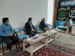 دیدار مهندس خیرخواهان، سرپرست دانشکده کشاورزی امیرآباد دامغان و جمعی از کارکنان با حضرت حجت الاسلام والمسلمین حاج آقای حسینیان امام جمعه شهرستان دامغان. 3