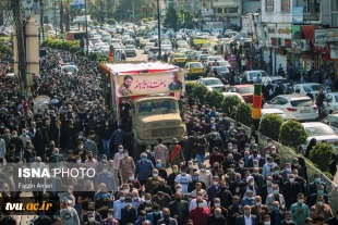 حضور کارکنان ولایتمدار آموزشکده فنی دختران آمل در مراسم تشییع شهید مظلوم خان طومان رضا حاجی زاده 6