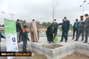 برگزاری مراسم روز درختکاری در دانشکده فنی شهید منتظری مشهد 3