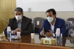 بازدید دکتر زمانی معاونت اداری مالی دانشگاه فنی ودکتر ضرغامی مدیر کل حقوقی دانشگاه از آموزشکده فنی دختران میبد 10