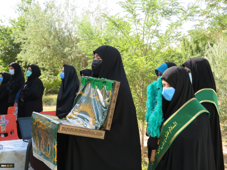 برگزاری مراسمی با حضور خادمیاران حرم علی بن موسی الرضا در آموزشکده فنی دختران میبد 2