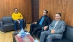 دیدار دکتر مقدم سرپرست دفتر حراست شرکت سرمایه‌گذاری تامین اجتماعی (شستا) با دکتر خسرویان سرپرست دانشگاه فنی و حرفه ای کشور