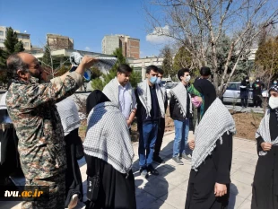 برگزاری مراسم رونمایی از یادمان شهید گمنام با حضور دکتر عرفان خسرویان
 9