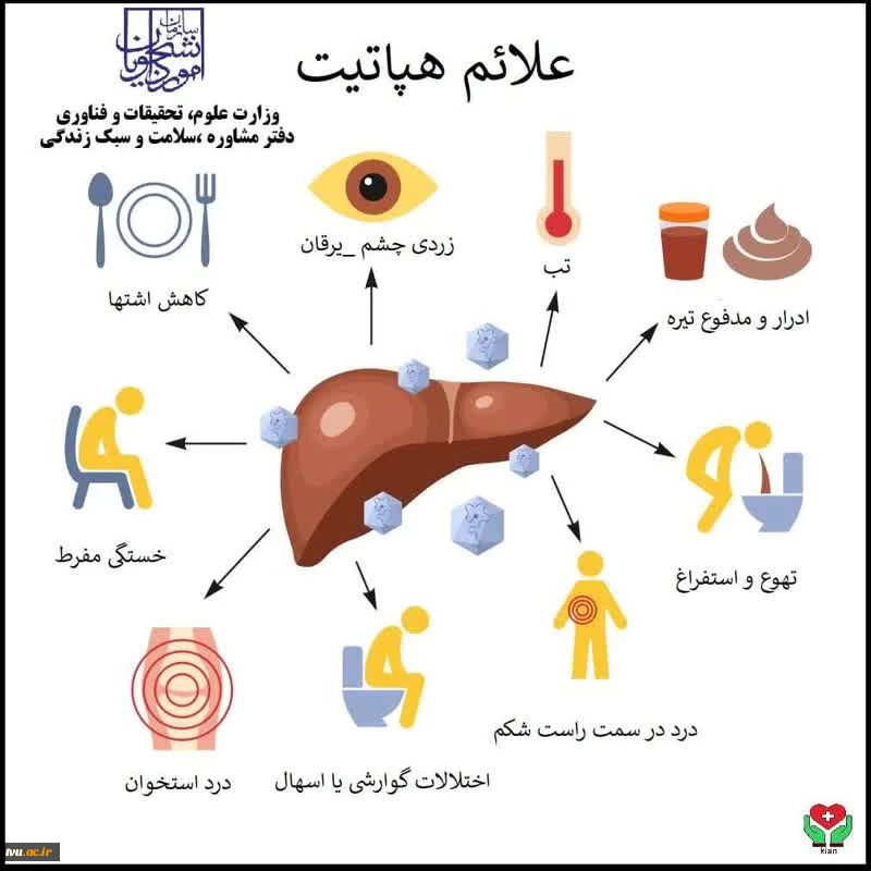 علائم هپاتیت