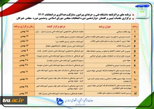 برنامه های مراکز تابعه دانشگاه فنی و حرفه ای پیرامون مشارکت حداکثری در انتخابات 1402 7